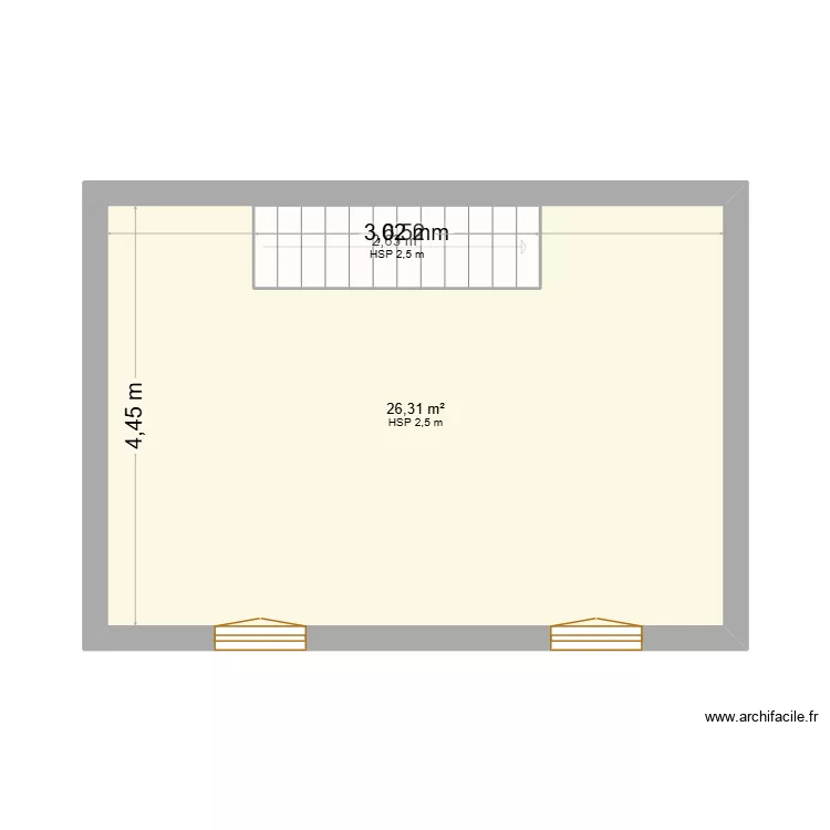 PIERREFEU. Plan de 3  et 61 m²