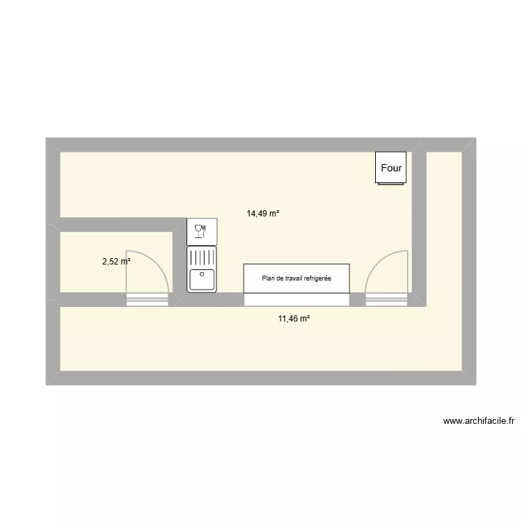 epinay sur orge. Plan de 3  et 28 m²