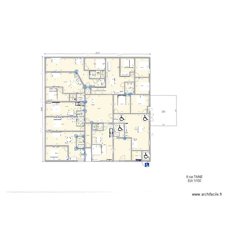 plan albi appartement nouveau 2025. Plan de 28 pièces et 374 m2