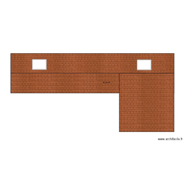 plan toiture. Plan de 0 pièce et 0 m2