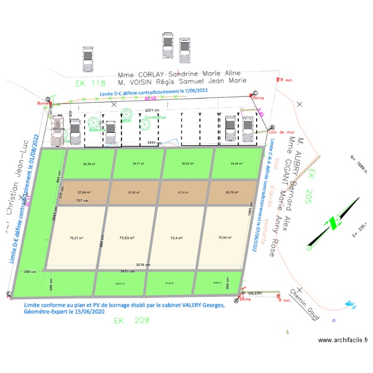 VIGIE 2 - 4 fevrier 2024. Plan de 16 pièces et 743 m2