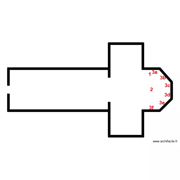 Notre-Dame de Beaumont. Plan de 