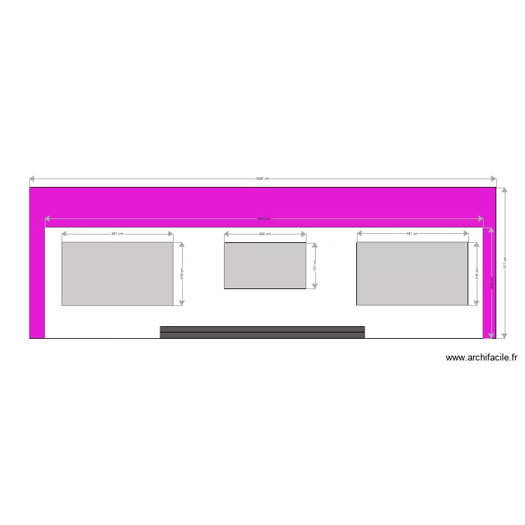 Real Wilson Face VLed 3x. Plan de 