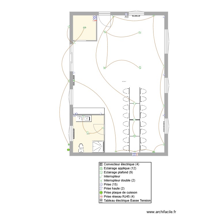 ABIVERT ETAGE. Plan de 0 pièce et 0 m2
