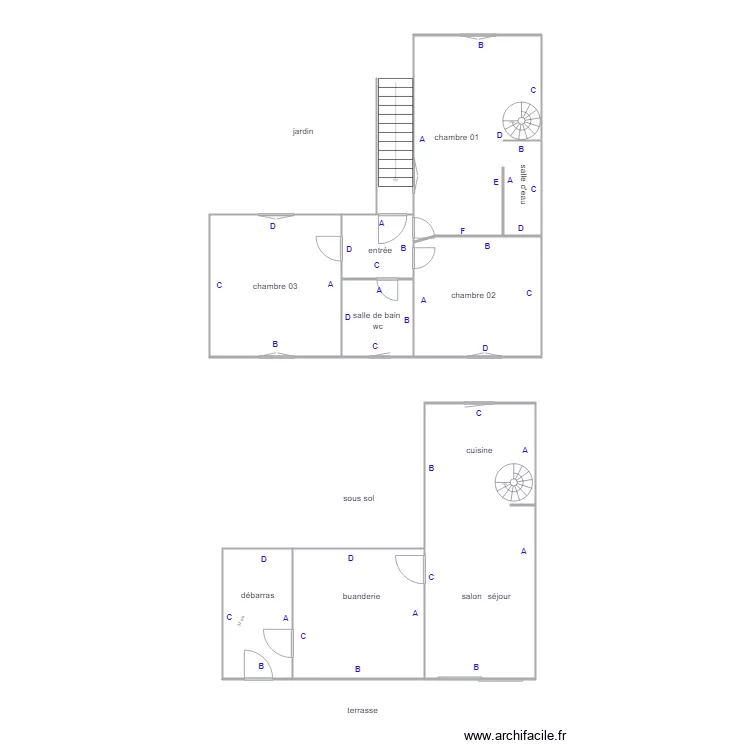 TOUZE. Plan de TOUZE. Plan de