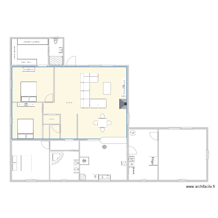 PLAN TONY. Plan de 0 pièce et 0 m2