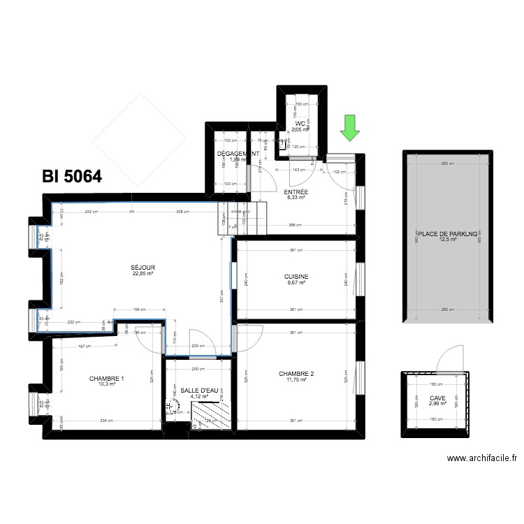 BI 5064. Plan de 0 pièce et 0 m2