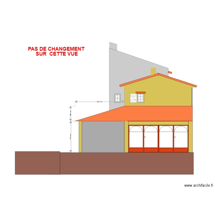 st sat ouest construction P2. Plan de 0 pièce et 0 m2