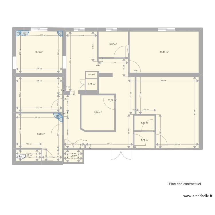 Local . Plan de 0 pièce et 0 m2