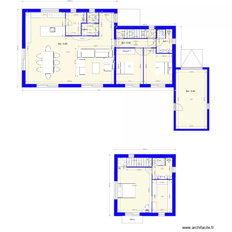 villa Ken Montagnac alter v2. Plan de villa Ken Montagnac alter v2. Plan de