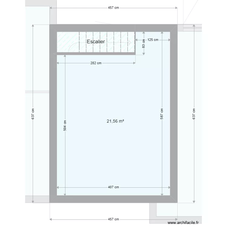 Maison initiale OK. Plan de 