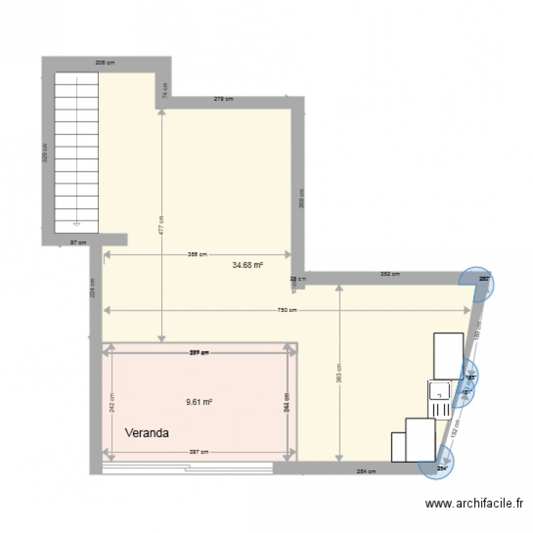 Le Plessis niveau intermédiaire projet sans meuble. Plan de 0 pièce et 0 m2