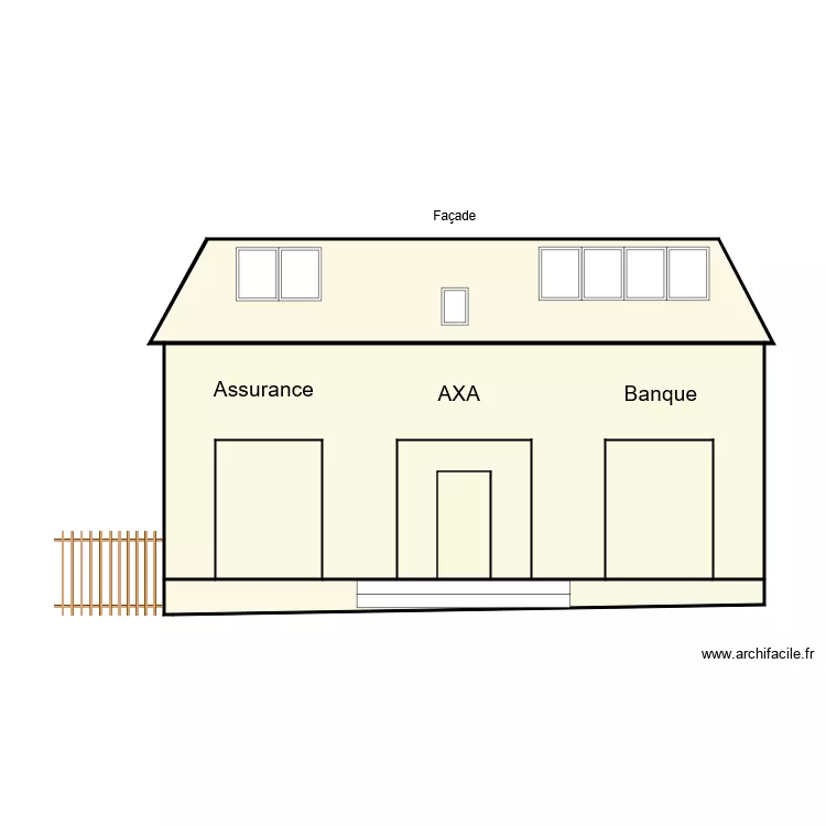 Façade. Plan de Façade. Plan de