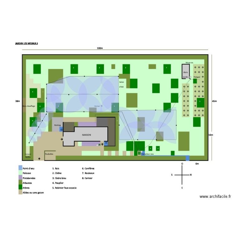 ARROSAGE LES MESNULS. Plan de 0 pièce et 0 m2