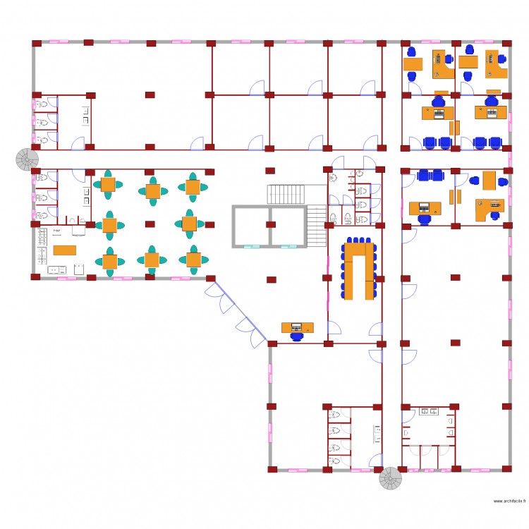 rezdechaussee. Plan de 0 pièce et 0 m2