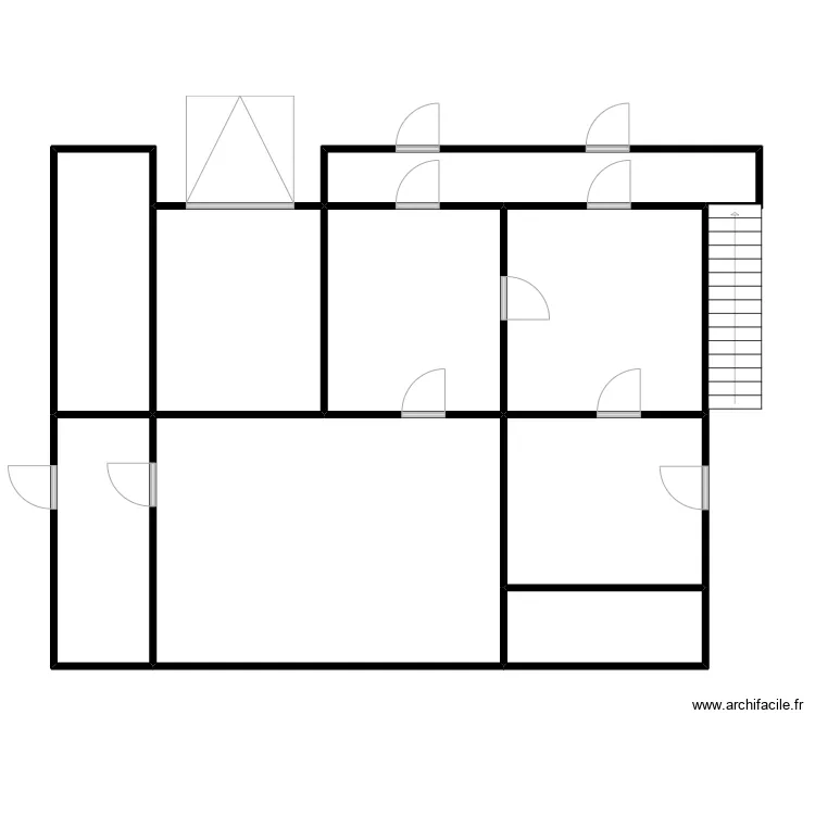 Curveillere. Plan de 