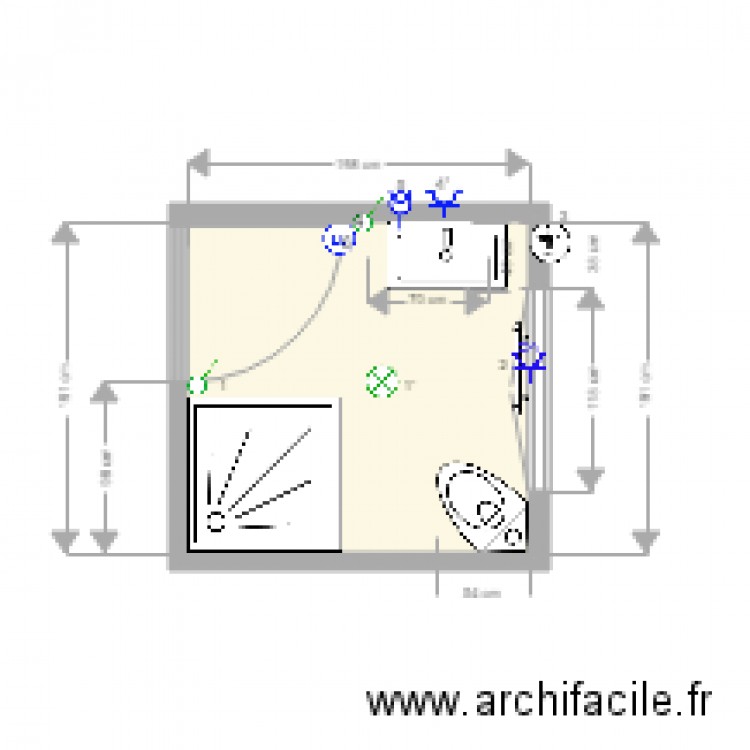 Salle de bain RDC V4 E. Plan de 0 pièce et 0 m2