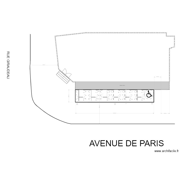 terrasse vincennes 2. Plan de 0 pièce et 0 m2
