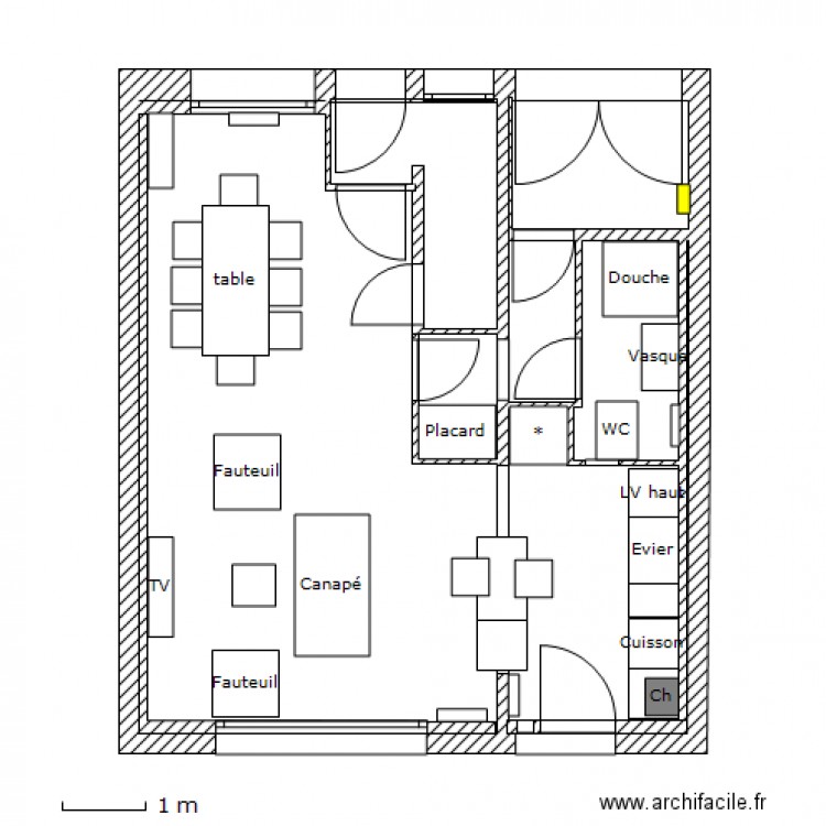 RC Projet V14 - Deplcmt tabl elec. Plan de 0 pièce et 0 m2