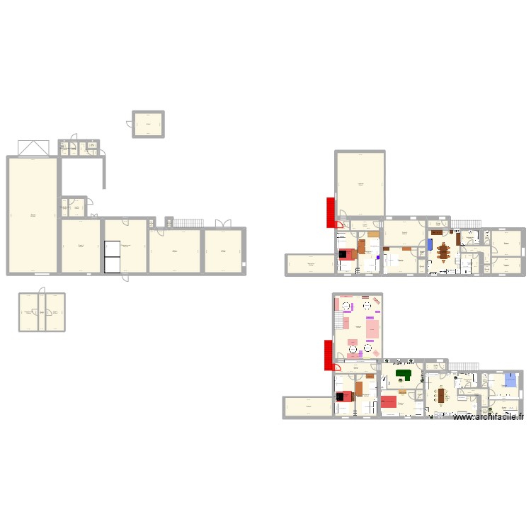 Le 750 - Plan aménagement. Plan de 0 pièce et 0 m2