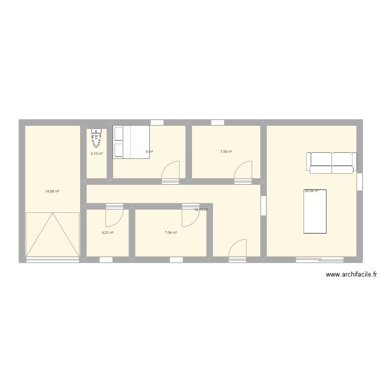 plan n2. Plan de 0 pièce et 0 m2