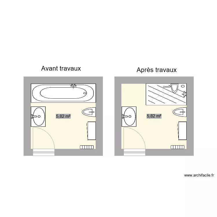 Lantier Graix SDB. Plan de Lantier Graix SDB. Plan de