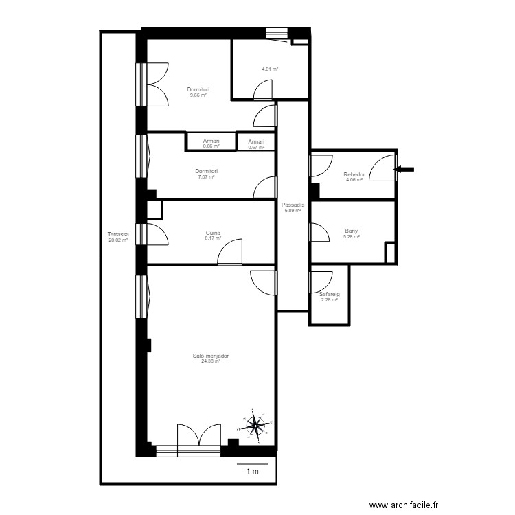 ED PROTECO BLOC C HORT DE GODI ENCAMP. Plan de 0 pièce et 0 m2