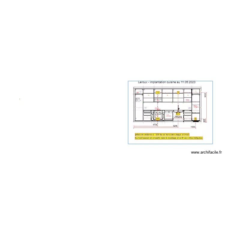LEROUX plan cuisine 11.05.2023.. Plan de 
