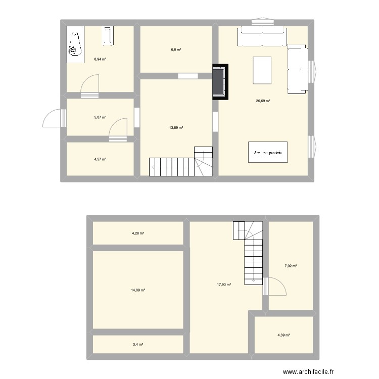 maison 2. Plan de 0 pièce et 0 m2