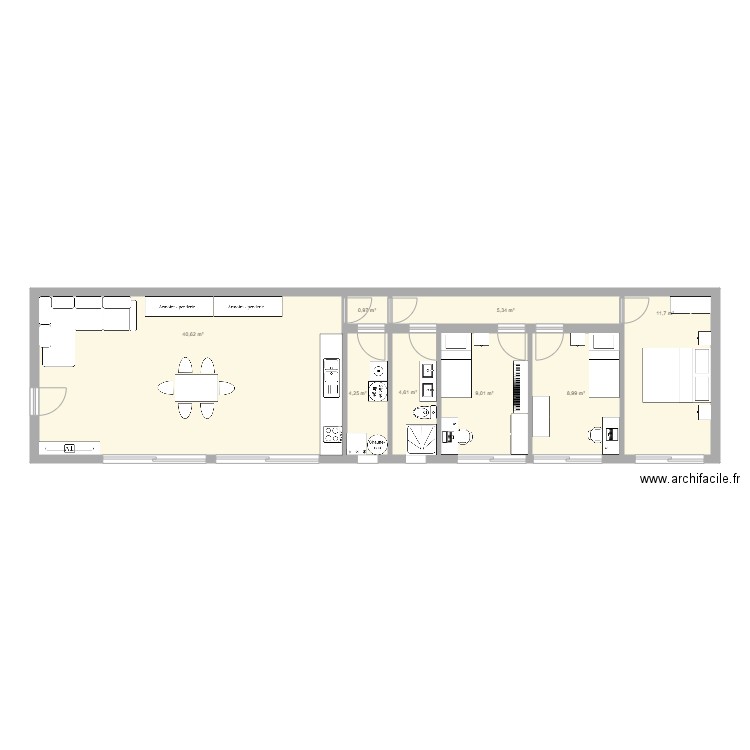 Maison bioclimatique 1. Plan de 0 pièce et 0 m2
