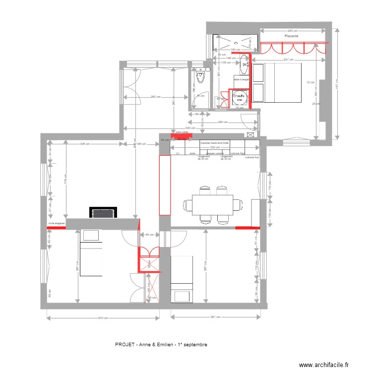 verneret projet 29 juillet . Plan de 0 pièce et 0 m2