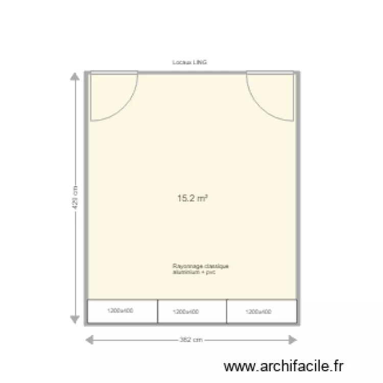 GHICL local LING. Plan de 