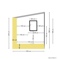 Pignon nord - fenetre 60*80