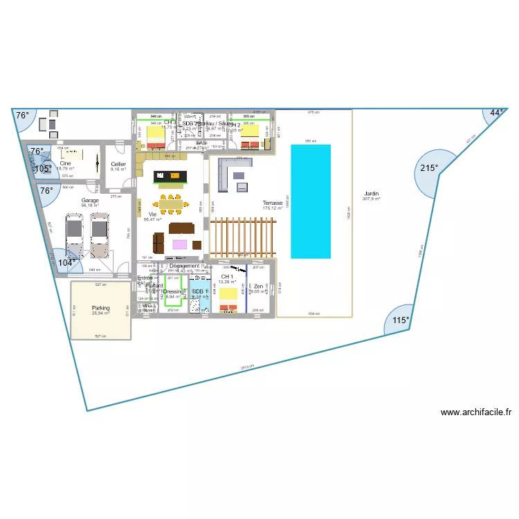 Plan 9-Bis N&B. Plan de 
