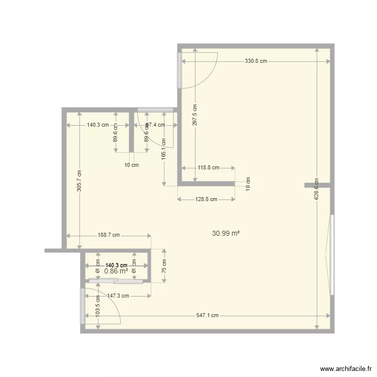FONCIA A RENOIR C304. Plan de 