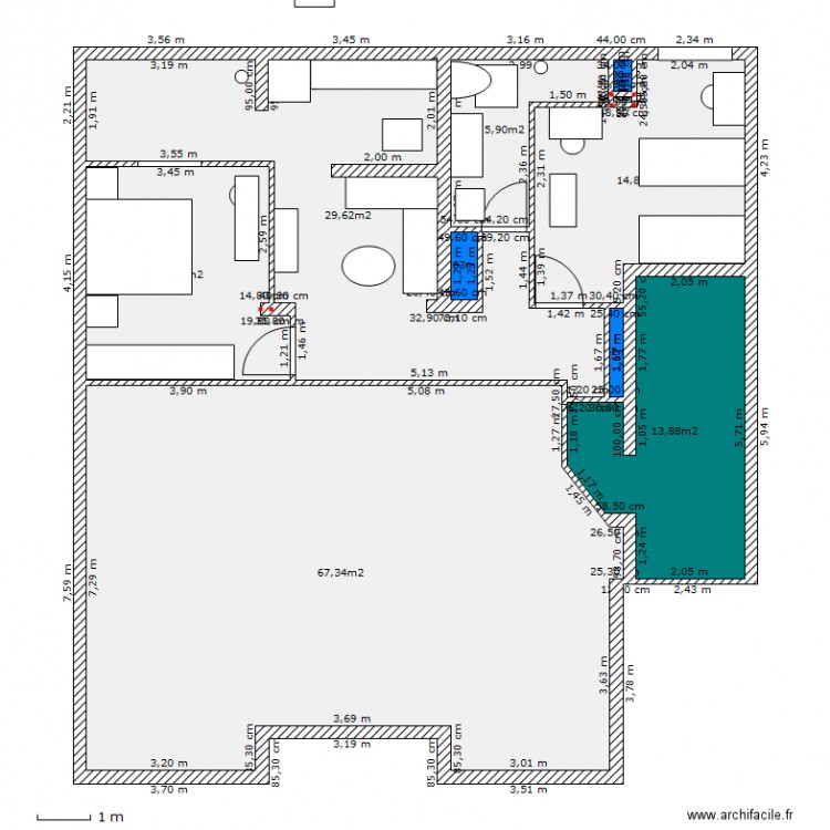 djamel 4. Plan de 0 pièce et 0 m2