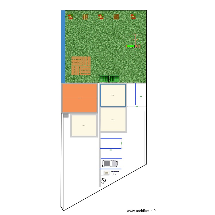 plan 2021 escalier droit. Plan de 0 pièce et 0 m2