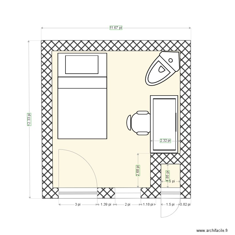 jail2. Plan de 0 pièce et 0 m2