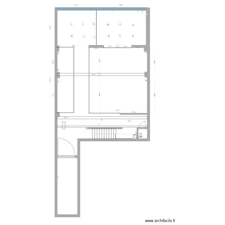 100323 ST OUEN V2. Plan de 2 pièces et 158 m2