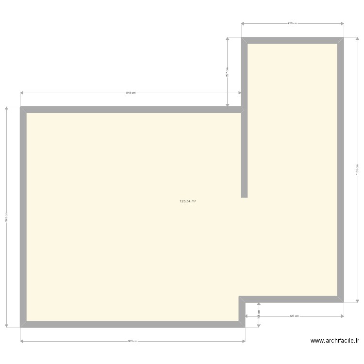 Maison Eyragues Clos Serrein. Plan de 1 pièce et 126 m2