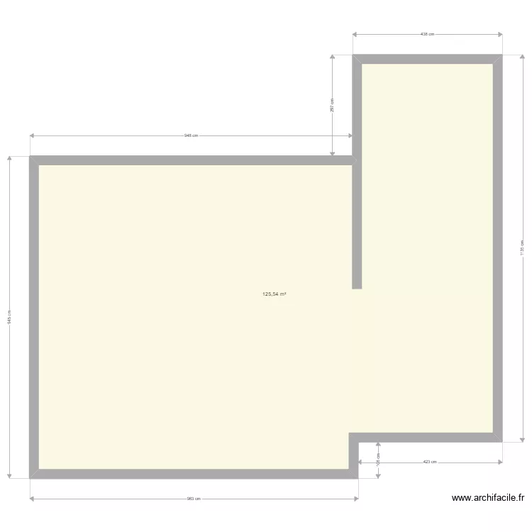 Maison Eyragues Clos Serrein. Plan de 