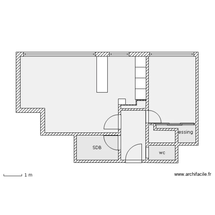 appart fred romain modif. Plan de 