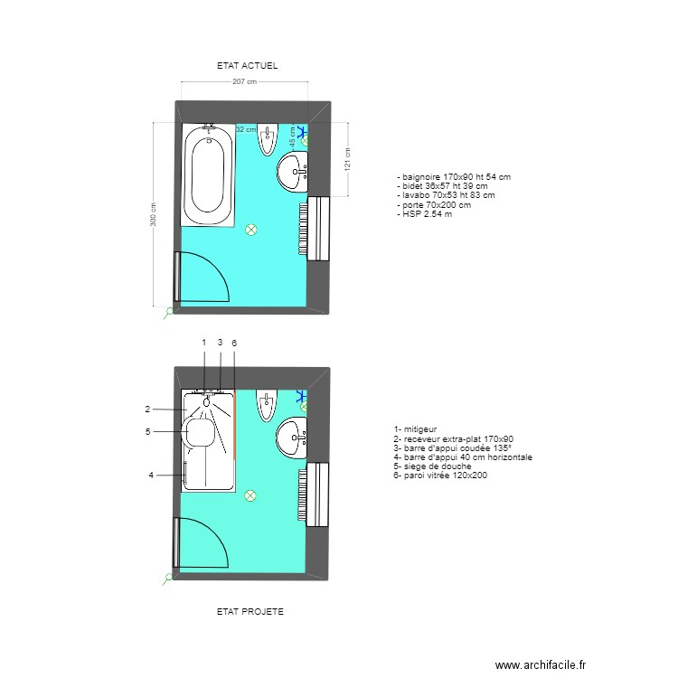 ACCESS DEGL INNOCENTI. Plan de 2 pièces et 12 m2