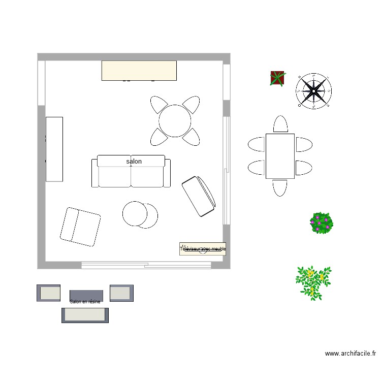 salon  4. Plan de 0 pièce et 0 m2