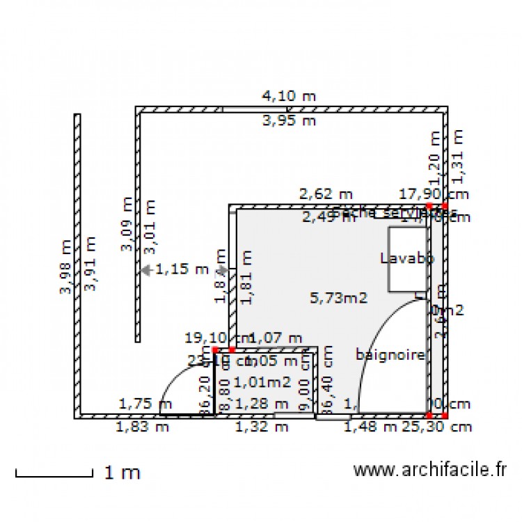 sdb 10. Plan de 0 pièce et 0 m2