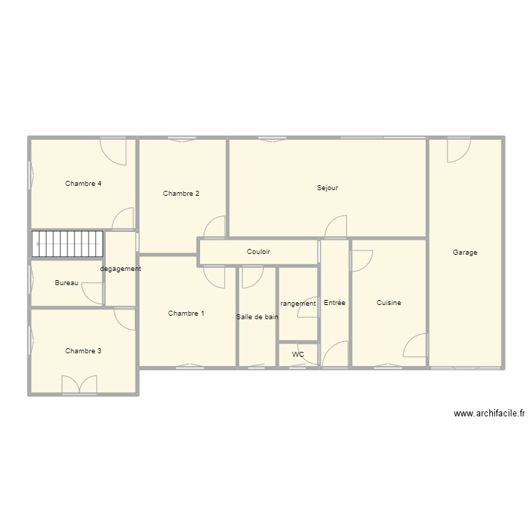 brunet2 rdc. Plan de 0 pièce et 0 m2