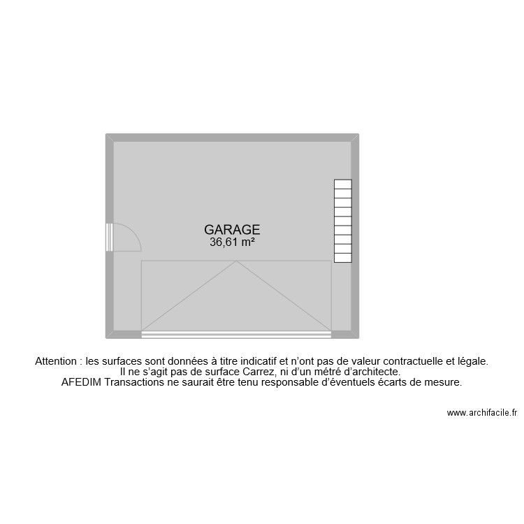 BI 10928 GARAGE . Plan de 0 pièce et 0 m2