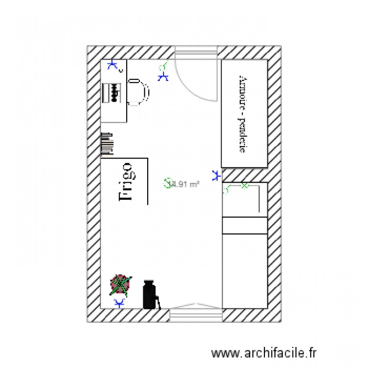 chambre théo S. Plan de 0 pièce et 0 m2