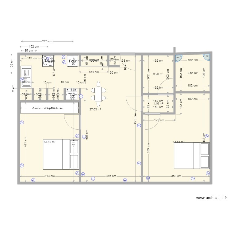 PLAN T3 MAMERT GIL. Plan de 0 pièce et 0 m2