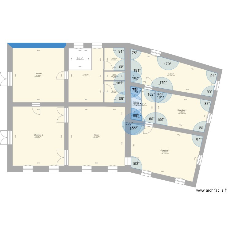 La Picauderie 1er. Plan de 22 pièces et 414 m2